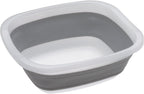 Collapsible Silicone Basin Set of 3 – Space-Saving Foldable Wash Tubs