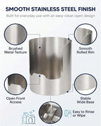 Stainless Steel 2-in-1 Pot Lid & Utensil Holder