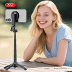4-in-1 Selfie Stick Tripod with Wireless Remote & MagSafe Ring — Use Anytime, Anywhere