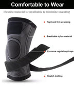 Compression Knee Brace with Double Anti-Slip Straps