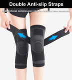 Compression Knee Brace with Double Anti-Slip Straps