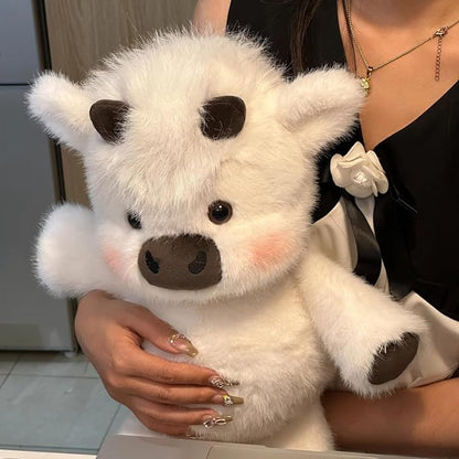 Shake & Move Cow Stuffed Animal | 17" Fluffy Stress Relief Plush Toy