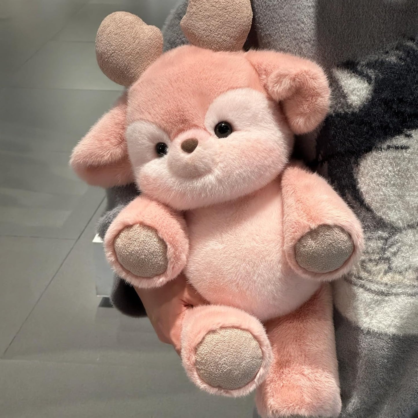 Shake & Move Cow Stuffed Animal | 17" Fluffy Stress Relief Plush Toy